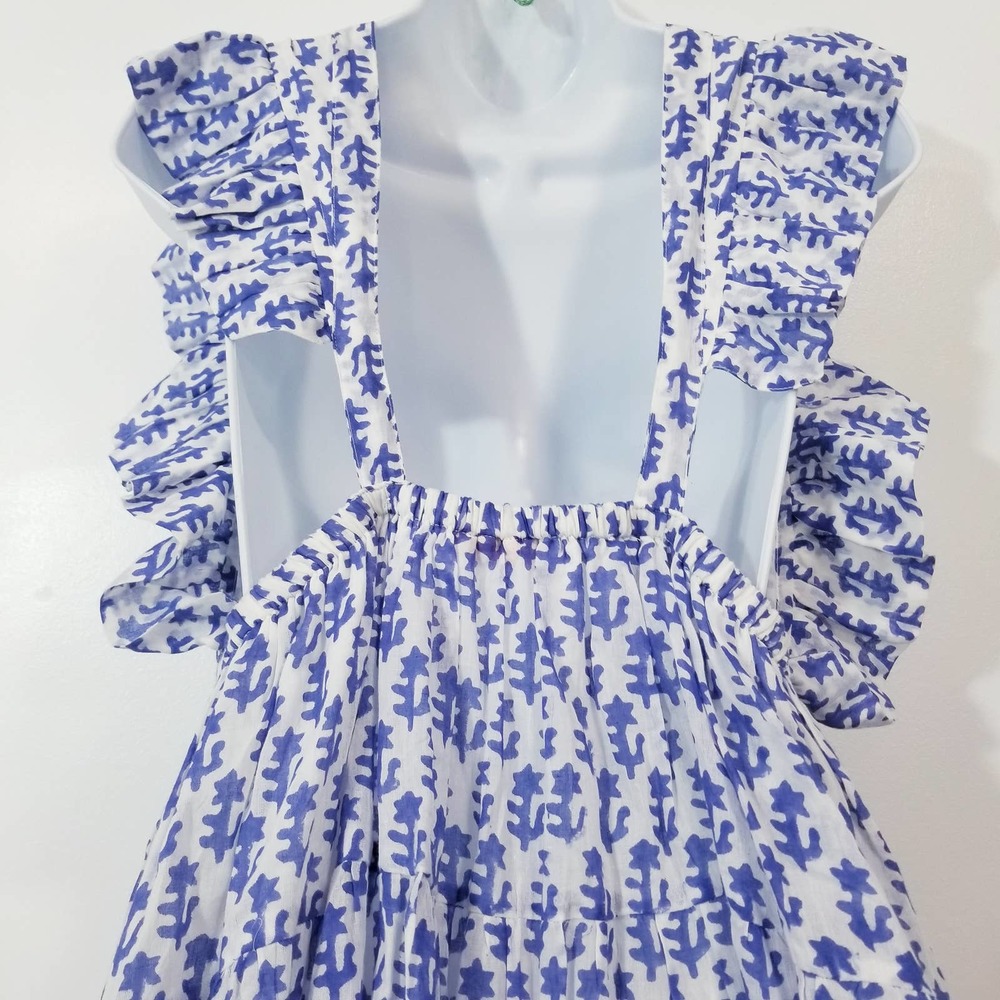 Oliphant Blue and White Mini Dress - Picture 6 of 12